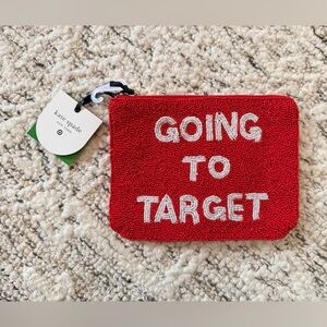 Going to Target beaded pouch by Kate Spade